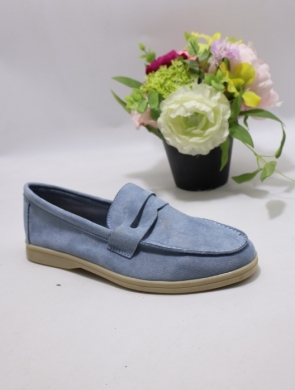 Mokasyny damskie na płaskim (36-41) G491 BLUE