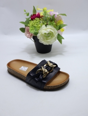 Klapki damskie na płaskim (36-41) DM-39 BLUE