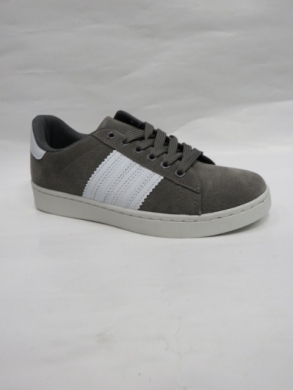Buty sportowe damskie na płaskim (36-41) DS91-D6 DGREY/WH