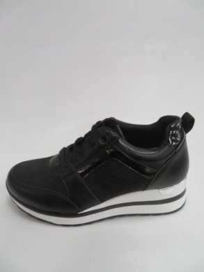 Buty sportowe damskie na koturnie (36-41) 260 BLACK