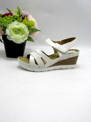 Sandały damskie na koturnie (36-41) N22-893 WHITE