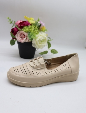 Półbuty damskie na płaskim (39-43) DTA2-01 BEIGE