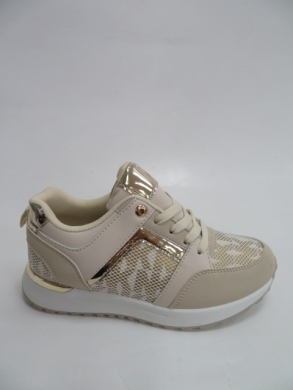 Sportowe Damskie na koturnie (36-41) US3 BEIGE