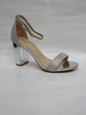 Sandały damskie na obcasie (36-41) QL-139 SILVER