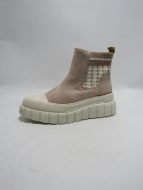 Botki damskie na płaskim (36-41) 9055-SP PINK