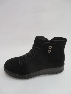 Botki damskie jesienne na płaskim (36-41) AK236-3 BLACK