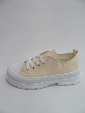 Trampki damskie na koturnie (36-41) HB-61 BEIGE