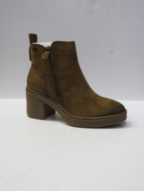 Botki damskie na obcasie (36-41) KE221 KHAKI