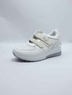 Buty sportowe damskie na koturnie (36-41) J-139 WHITE
