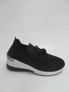 Sportowe Damskie na koturnie (36-41) BO908 BLACK