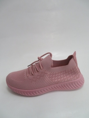 Buty sportowe damskie na płaskim (37-42) N1525 PINK