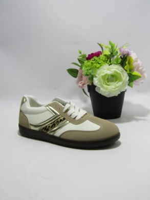 Buty sportowe damskie na płaskim (36-41) A102 KHAKI