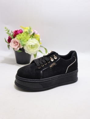 Buty sportowe damskie na płaskim (36-41) 6612 BLACK