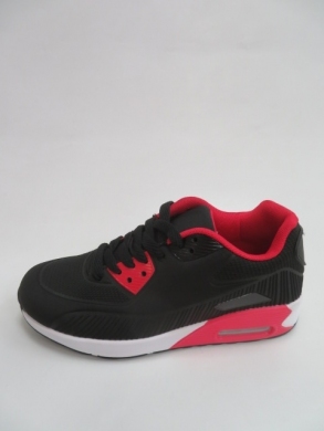 Sportowe Damskie na koturnie (36-41) D11-15 BLA/RED
