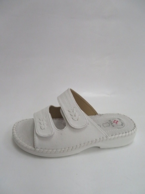 Klapki damskie na płaskim (36-41) 005 WHITE