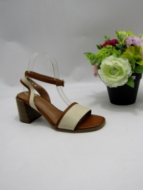 Sandały damskie na obcasie (36-41) S-255 BEIGE