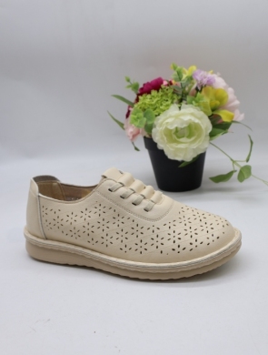 Półbuty damskie na płaskim (36-41) 60777-2 BEIGE