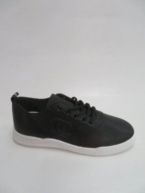 Tenisówki damskie na płaskim (36-41) 390 BLACK