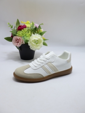 Buty sportowe damskie na płaskim (36-41) D28-8 BEIGE