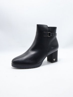 Botki damskie ocieplane na obcasie (36-41) BL-77 BLACK