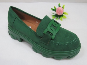 Półbuty damskie na koturnie (36-41) HB193 GREEN