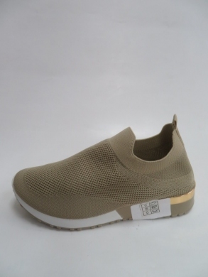 Buty sportowe damskie na płaskim (36-41) 8076-5 KHAKI