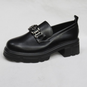 Półbuty damskie na obcasie (36-41) 3252 BLACK