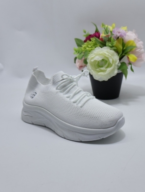 Buty sportowe damskie na płaskim (36-41) B307 WHITE
