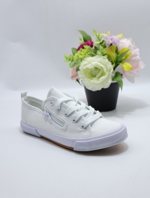 Trampki dziewczęce (32-37) 5SP658-LS WHITE