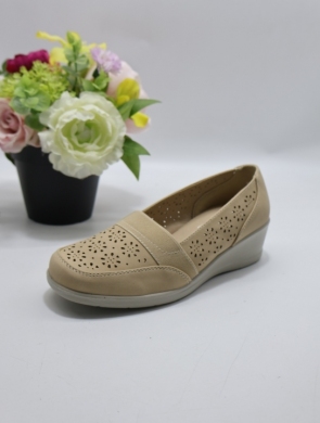 Mokasyny damskie na koturnie (36-41) YEHJ-219 BEIGE