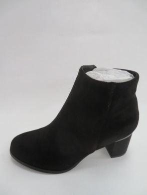 Botki damskie jesienne na obcasie (36-41) F-18071-9A BLACK