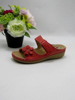 Klapki damskie na płaskim (36-41) KS8-518 RED