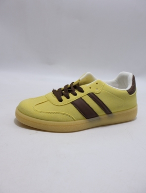 Buty sportowe damskie na płaskim (36-41) EV-529 YELLOW