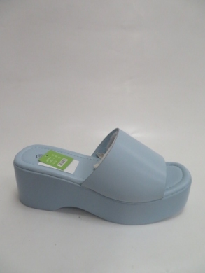 Klapki damskie na koturnie (36-41) 7691 BLUE