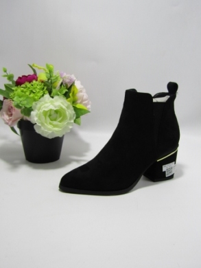 Botki damskie na obcasie (36-41) 168-510 BLACK