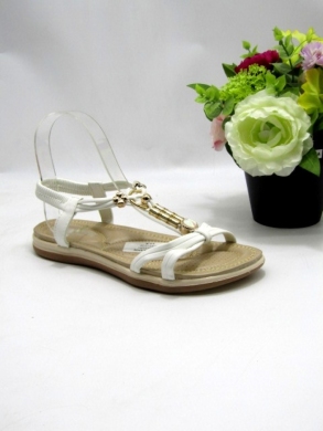 Sandały damskie na płaskim (36-41) FY7001 WHITE