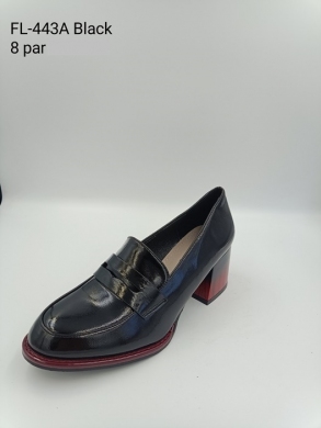 Półbuty damskie na obcasie (36-41) FL-443A BLACK