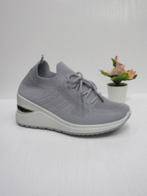 Buty sportowe damskie na koturnie (36-41) ANB-14 GREY