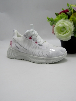 Buty sportowe damskie na płaskim (36-41) QH-25 WHITE