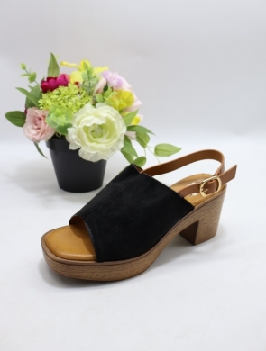 Sandały damskie na obcasie (36-41) D319 BLACK