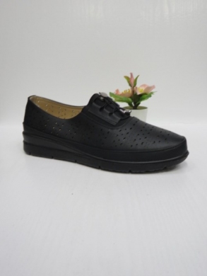 Półbuty damskie na koturnie (36-42) 8610-1 BLACK