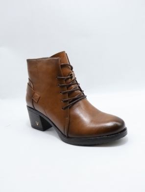 Botki damskie ocieplane na obcasie (36-41) YCC-69 CAMEL