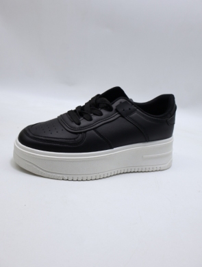 Buty sportowe damskie na płaskim (36-41) WW001 BLACK