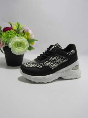 Buty sportowe damskie na koturnie (36-41) GD-72 BLACK