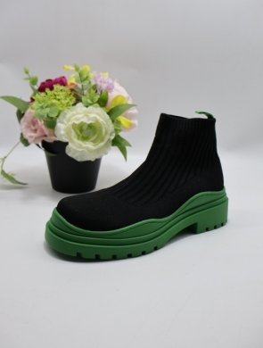 Buty sportowe damskie na płaskim (36-41) 6850 GREEN
