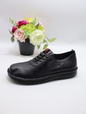 Półbuty damskie na płaskim (36-42) 25108-1 BLACK
