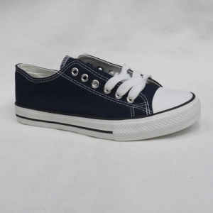 Trampki damskie na płaskim (36-41) 7BW-7 NAVY