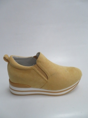 Buty sportowe damskie na koturnie (36-41) HQ207 YELLOW