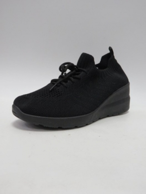 Buty sportowe damskie na koturnie (36-41) HX4043-1 BLACK