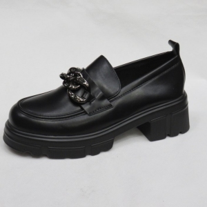 Półbuty damskie na obcasie (36-41) 3256 BLACK